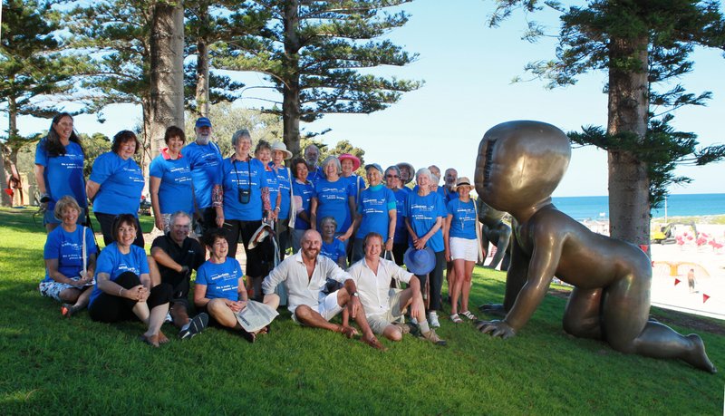 CCA and Art Gallery of WA volunteers. Photo courtesy Post Newspapers and Paul McGovern