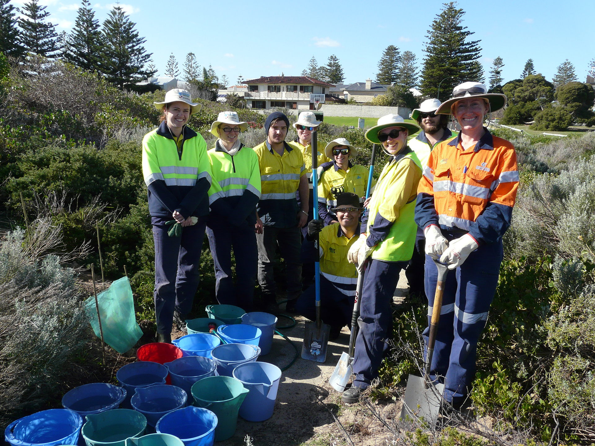 Green Army team at Cottesloe Native Garden